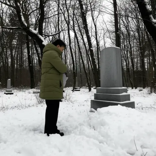 她的父亲在一月去世了。