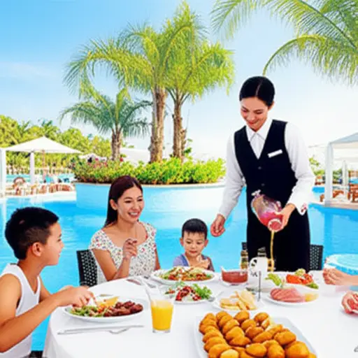 一些度假村为家庭提供全包式食宿。