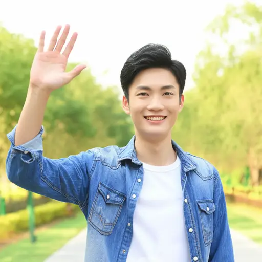 他是个很友好的人。