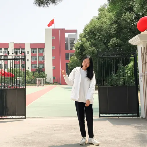 “你住在学校旁边吗？”“正是！”