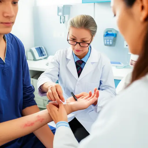 你应该把那个皮疹给你的医生看看。