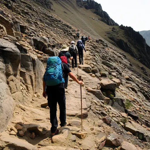 为了安全起见，这次山地徒步应由经验丰富的向导带领。