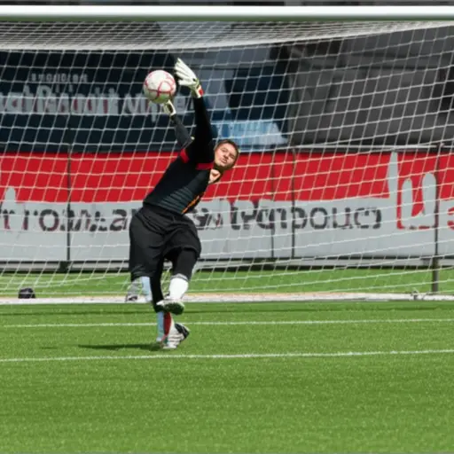 他是一位非常优秀的守门员。