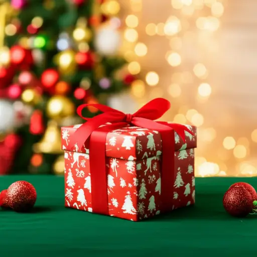 我收到了一个漂亮的圣诞礼物。