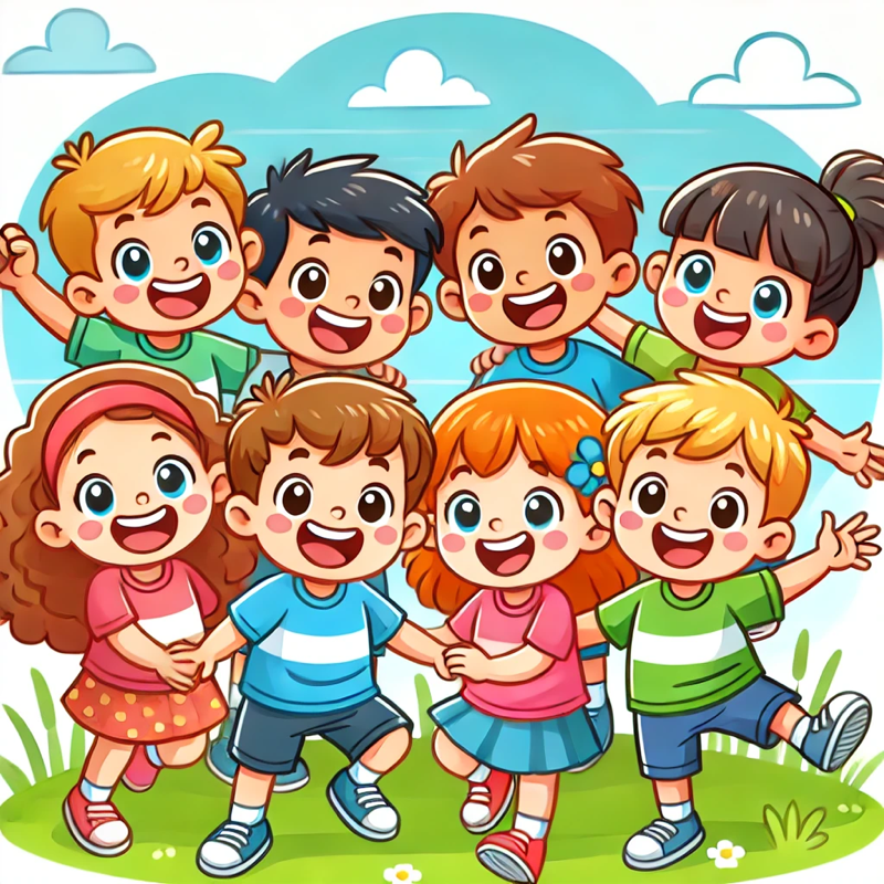 每个人都很开心！