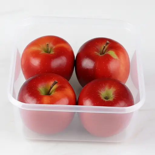 这个盒子里没有很多苹果。