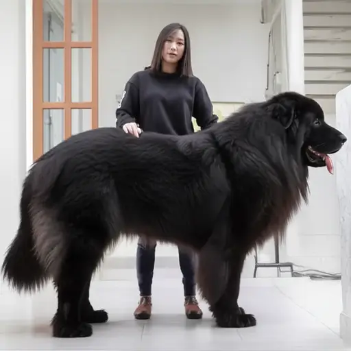 我有一只大狗。