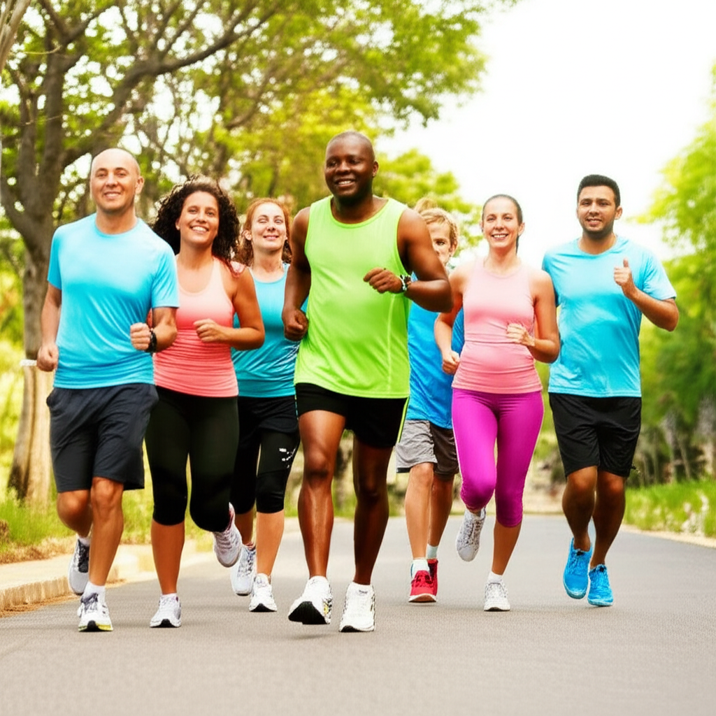 集体跑步可以激励马拉松跑者坚持训练。