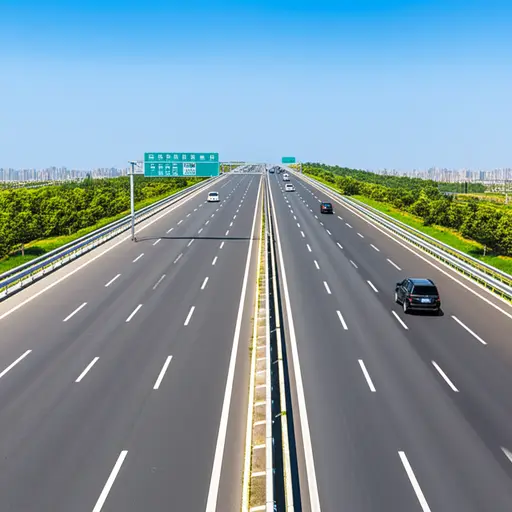 我们走高速公路以便快速抵达邻近的城市。