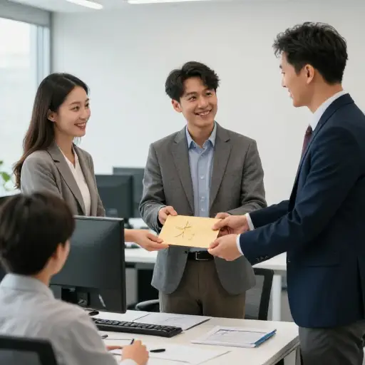 公司用奖金奖励了员工。