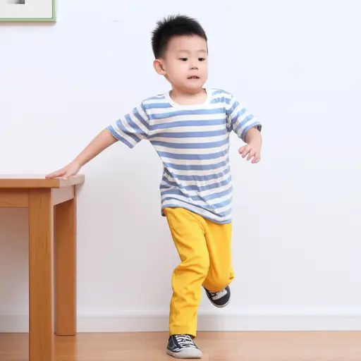 小心！别踢到桌子。