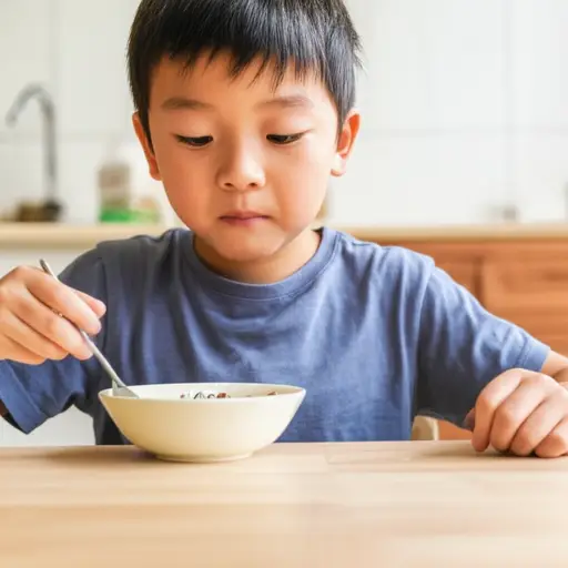 我弟弟吃饭总是很快。