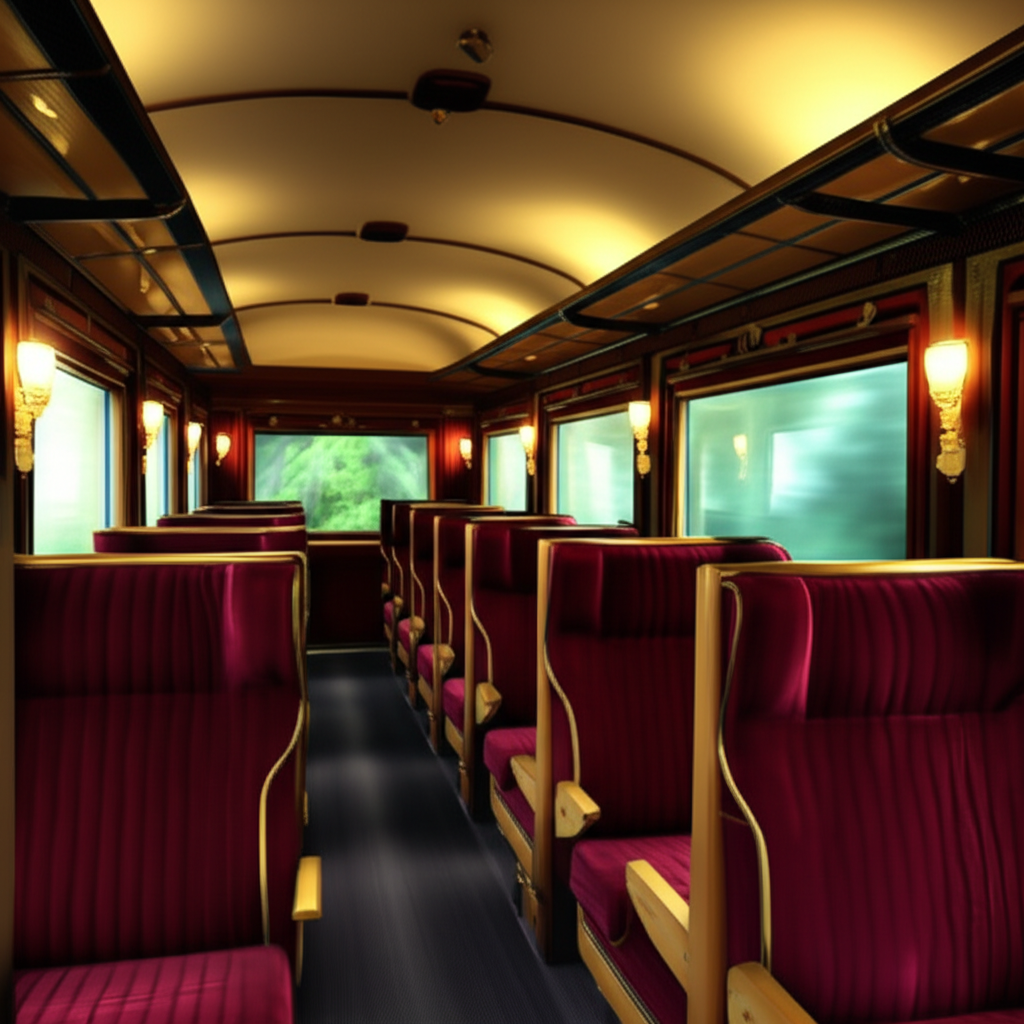 这趟火车之旅一定很享受。