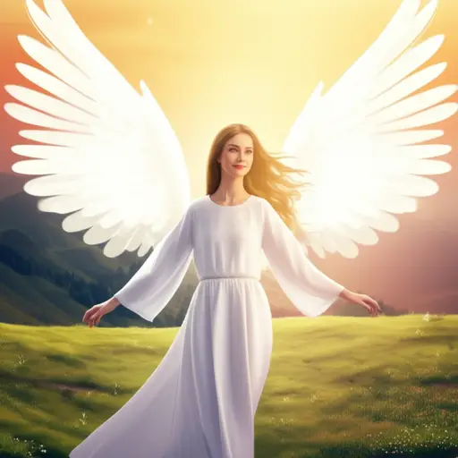 许多故事都描述天使出现，带来希望的信息。