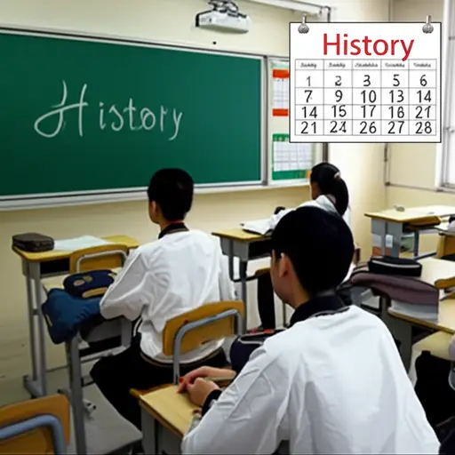 我们每周二都有历史课。