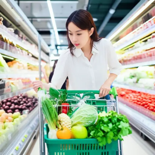 她非常独立，自己完成所有的购物和烹饪。