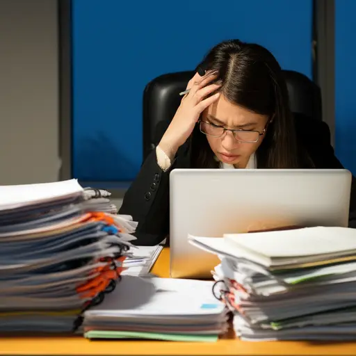 她最近非常忙。