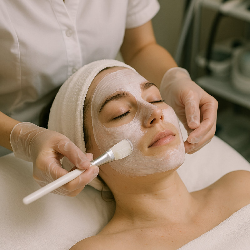 定期护肤有助于保持面部肌肤健康。