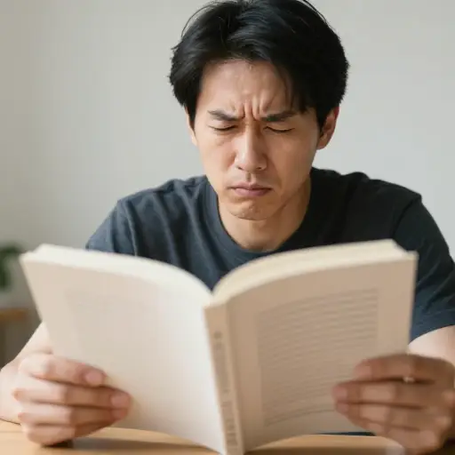 事故之后，他的视力变得很差，即使是大的印刷字体看起来也很模糊。