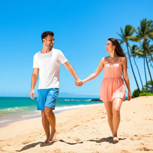 他们在夏威夷度了蜜月。