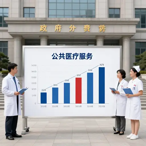 政府预算的很大一部分被拨给公共医疗服务。