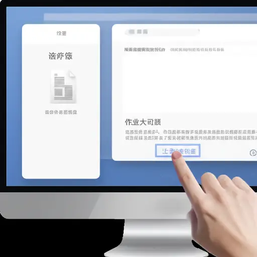 你应该将作业上传到在线平台。