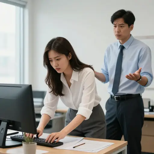 “所以她为什么要辞掉这么好的工作？” “（别问我）！”
