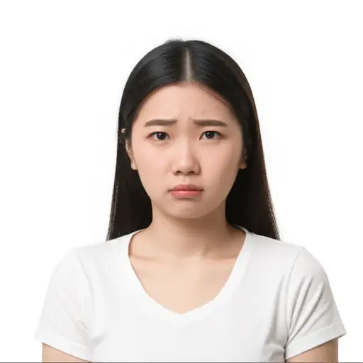 对于他们的问题，她只是耸了耸肩作为回复。