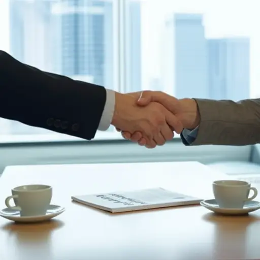 我们决定一起做生意。