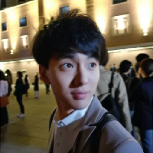 音乐会结束时，我听到有人叫我的名字，我转过身。