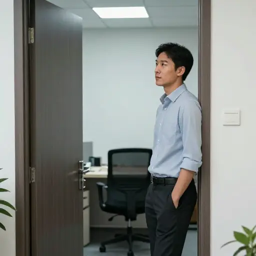 你有一位访客等着见你。