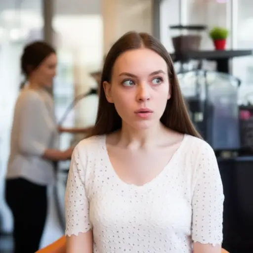 我突然意识到我以前见过她。