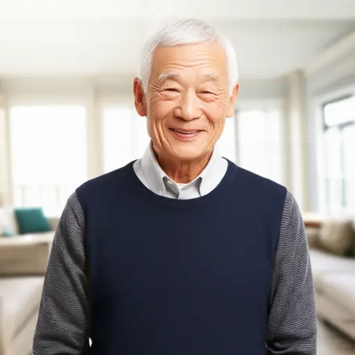 那位老人是我的祖父。