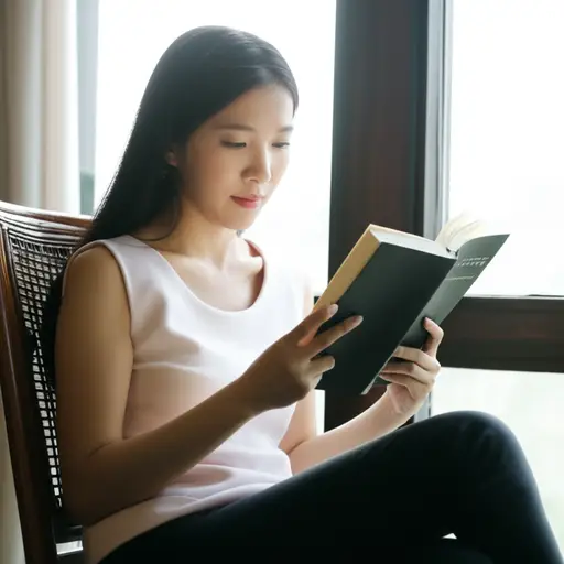 她喜欢阅读各种诗歌。