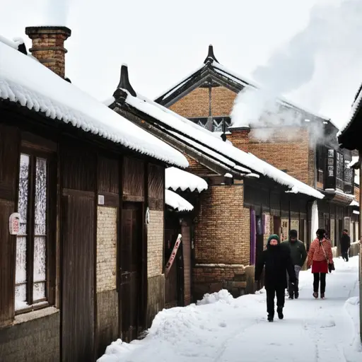 该地区的许多老房子仍然没有中央供暖系统。