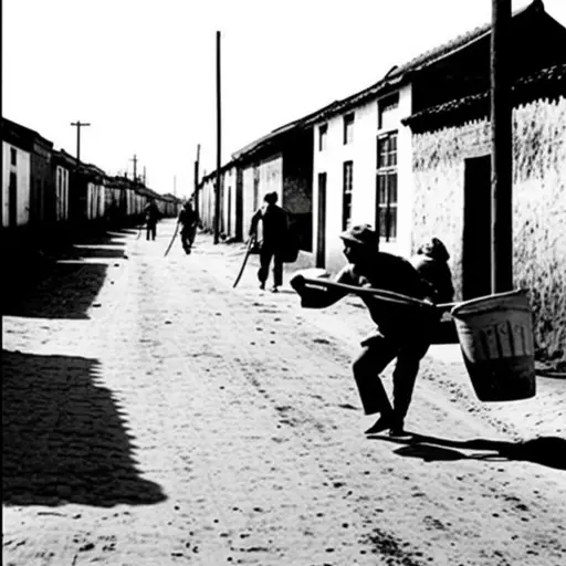 在那些日子里，生活比现在艰难得多。