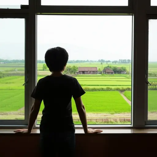 我正在考虑明年搬到乡下去。