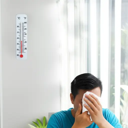 这个房间里热死了！