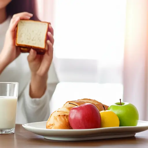 我每天吃早餐。