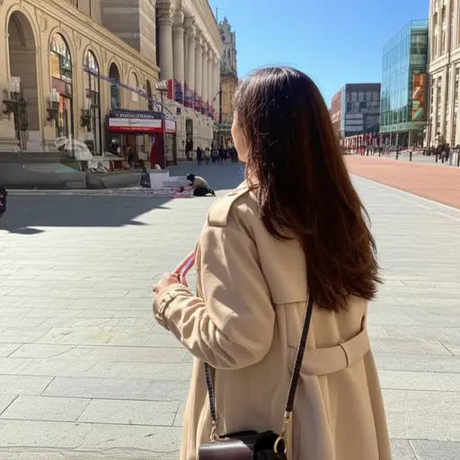 她搬到这座城市，是为了寻找一个文化和艺术氛围浓厚的地方。