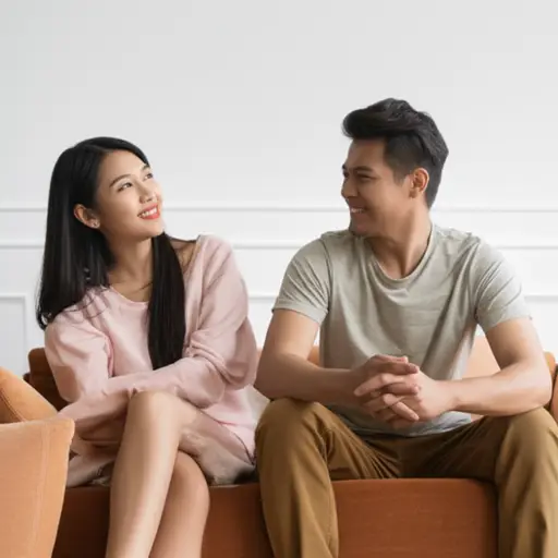 她和她的伴侣共享家。