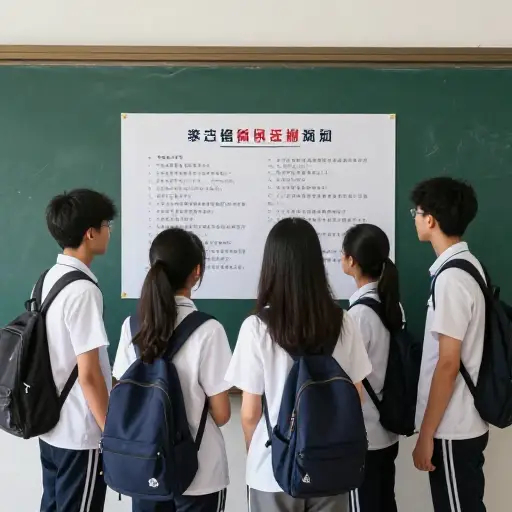 学生们在布告板上看到了新俱乐部的通知。