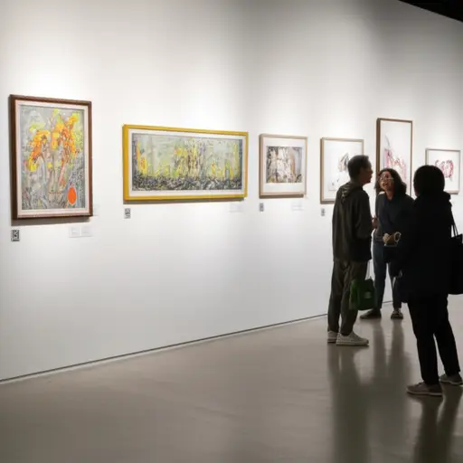 此次展览展出了几位重要当代艺术家的作品。