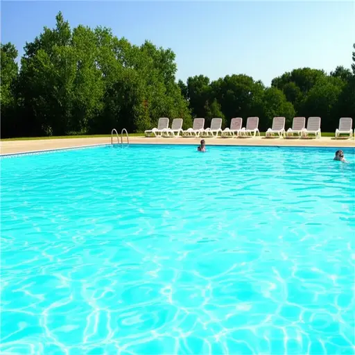 夏天我喜欢去游泳池游泳。