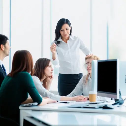 戴维斯女士负责培训新员工。