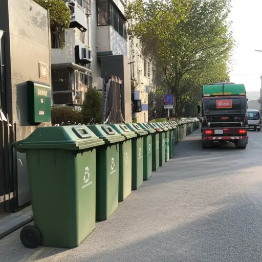 家庭废物的每周收集安排在星期一。