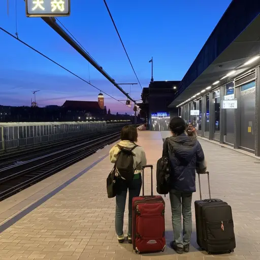 总之，我们当天就到达了慕尼黑。