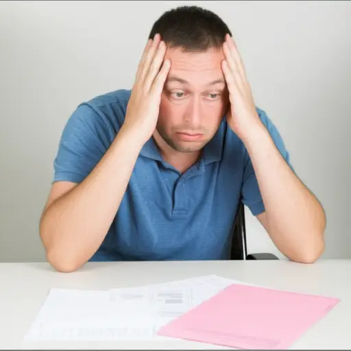 他失业后便负债了。