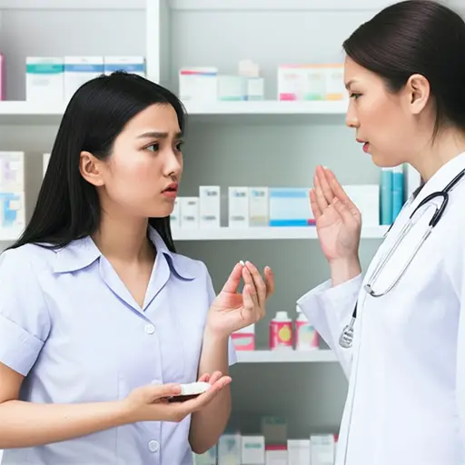 我警告过她不遵医嘱服药片的风险。