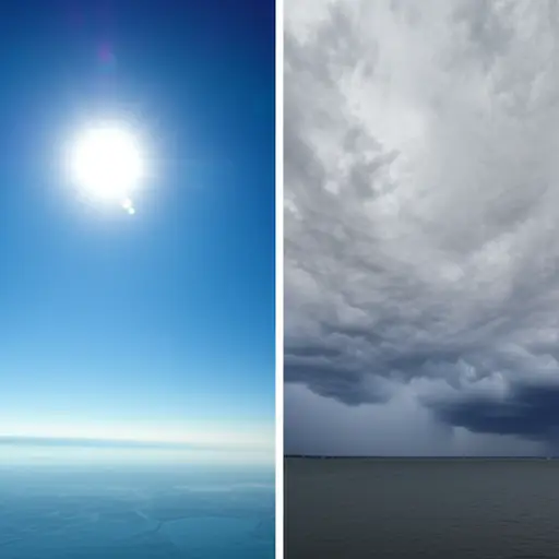 天气随着时间推移变得更糟。